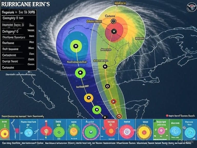 Hurricane Erin 2025 Grok-4 conversation
