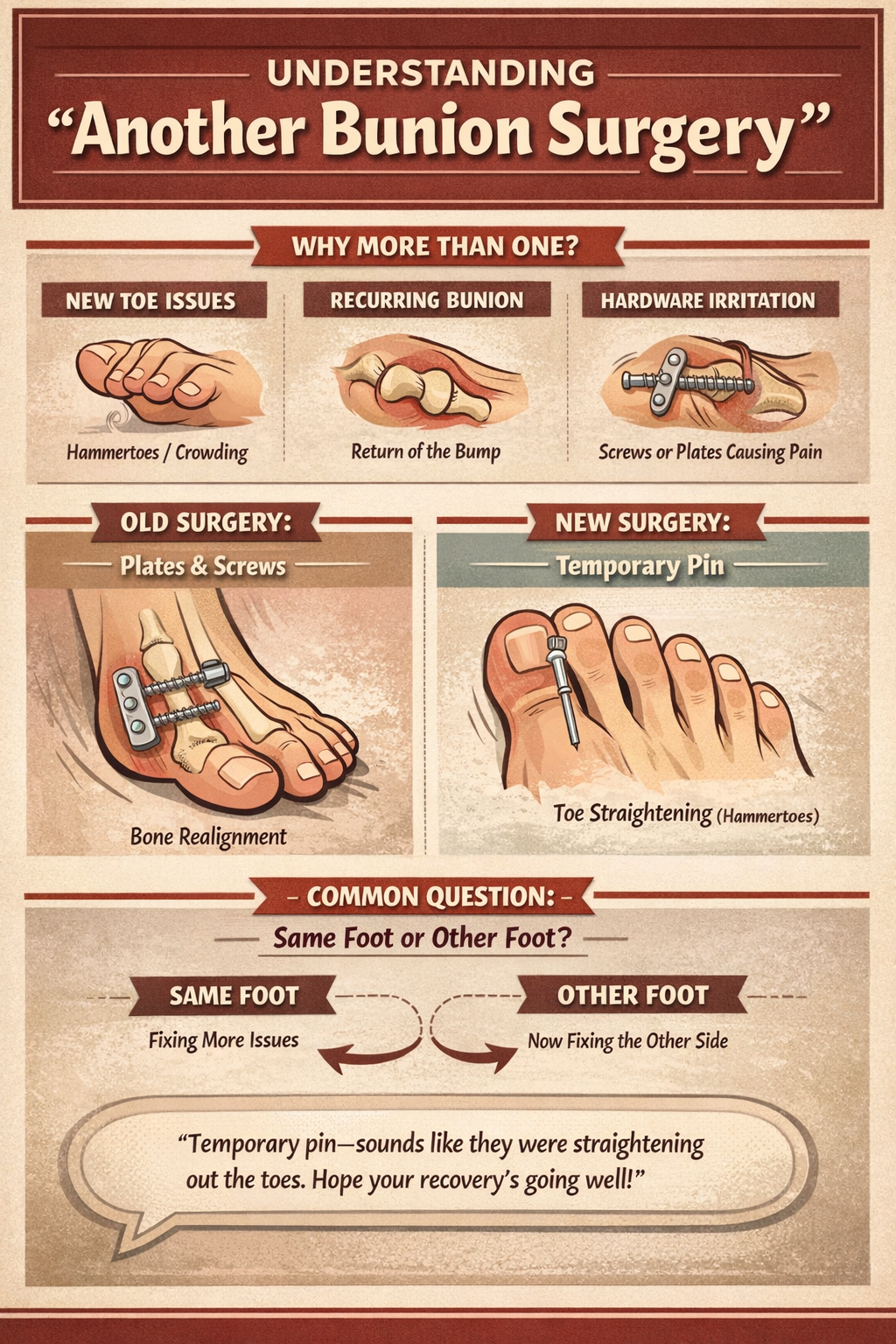 Understanding bunion surgery