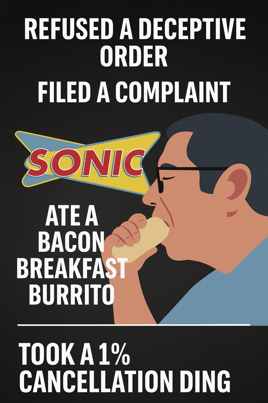 Uber Eats Driver ate your burrito