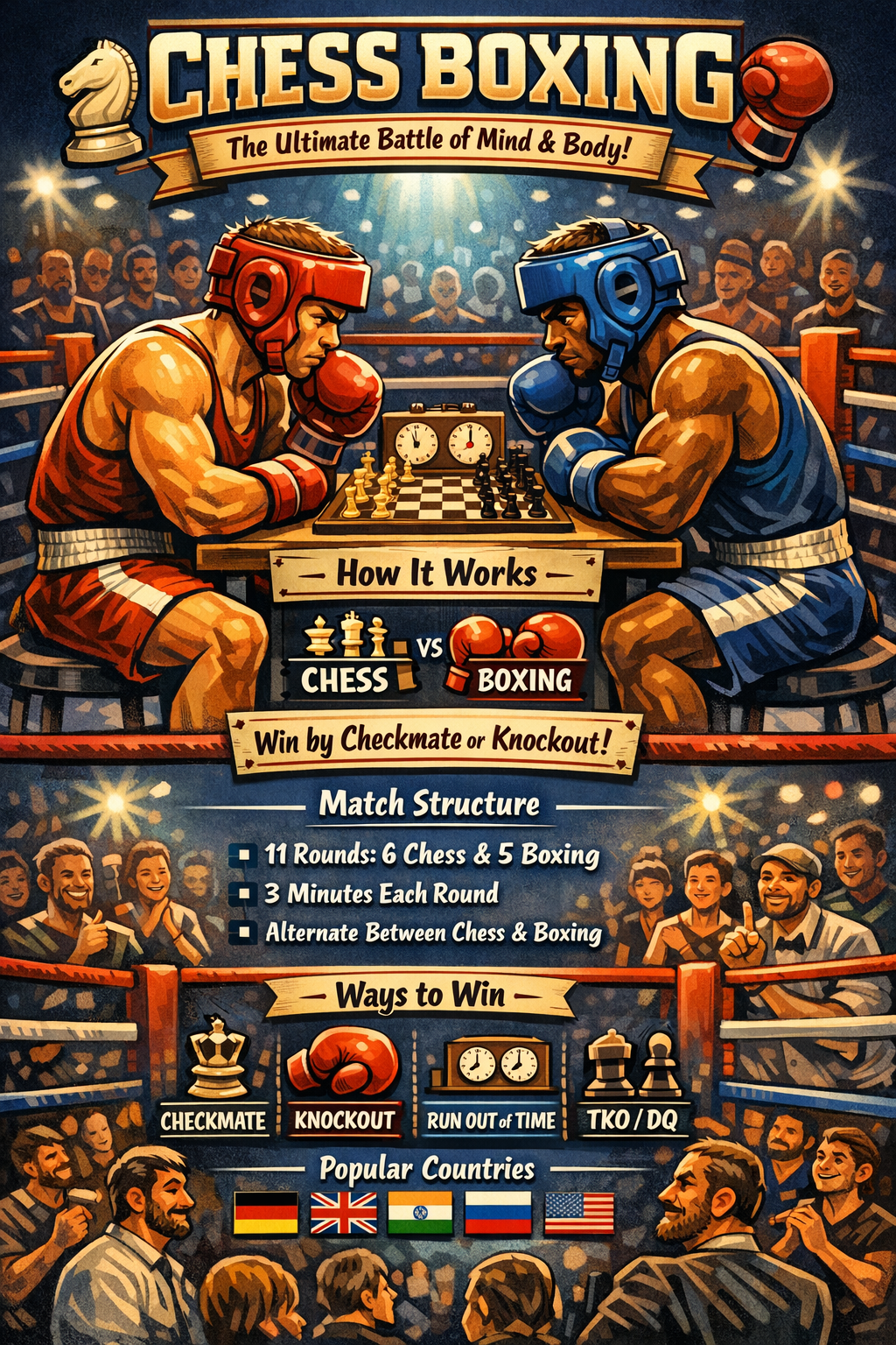 What is chess boxing?