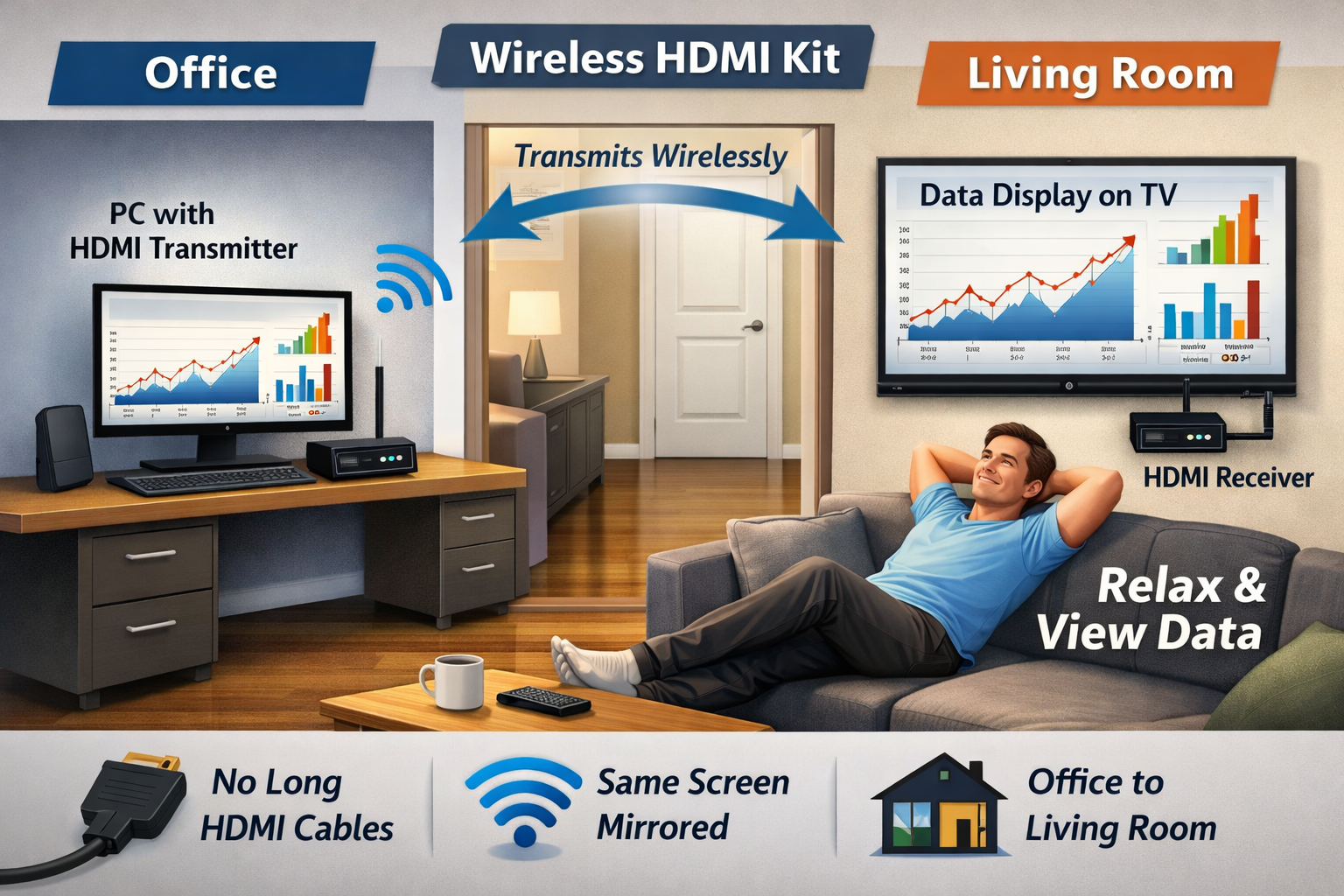 is there a wireless HDMI transmitter/receiver kit?